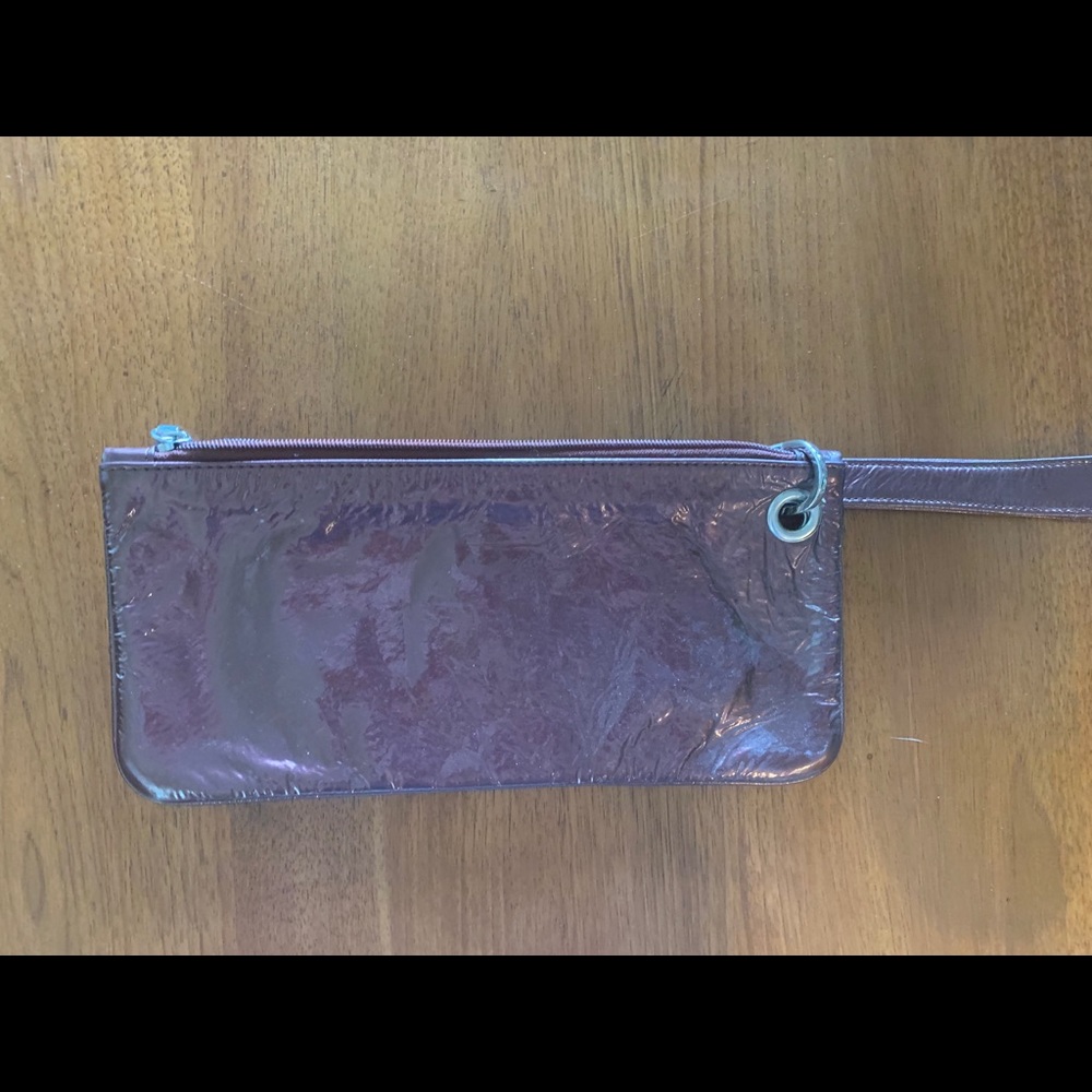 Sassy Metallic Hobo Wristlet